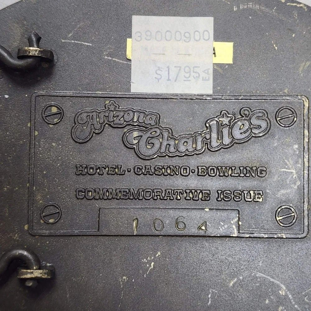 Arizona Charlies Hotel Casino 1st Year 89 Las Vegas Nevada Vintage Belt Buckle
